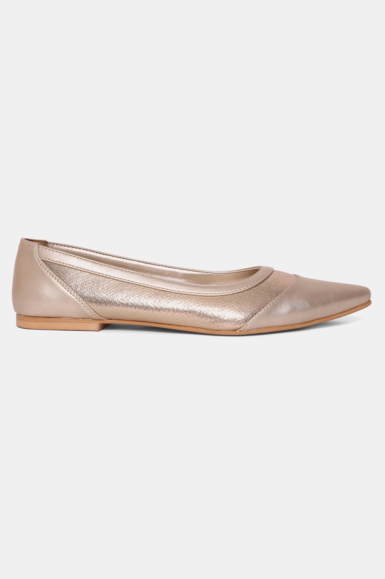 AURELIA GOLD Pointed Toe Flat-ZJOYCE