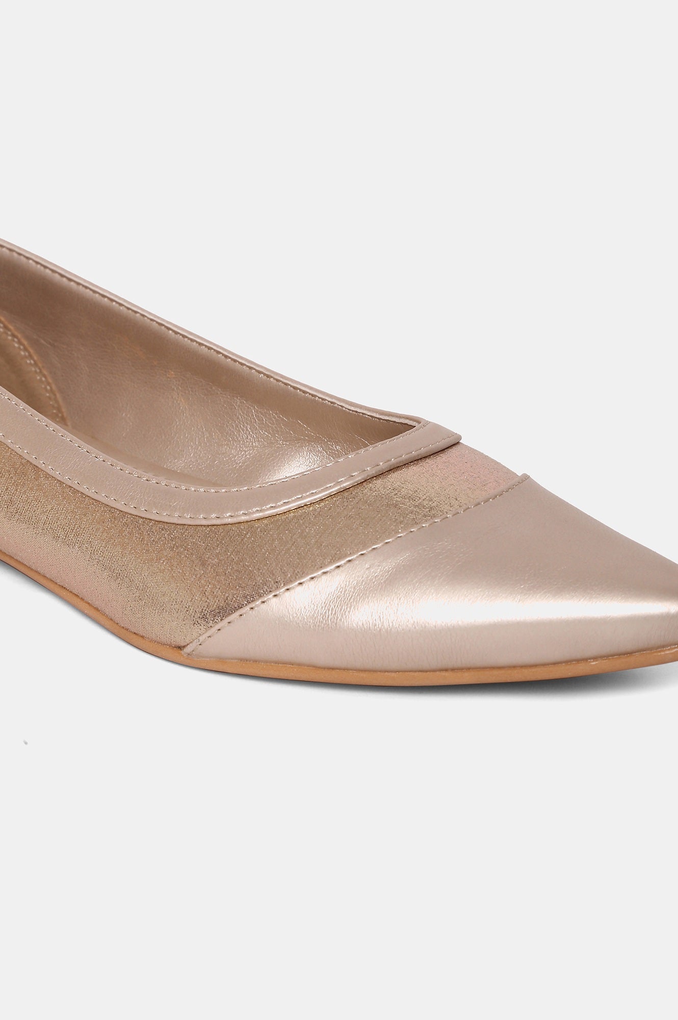 AURELIA GOLD Pointed Toe Flat-ZJOYCE