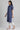Navy Collar Neck Dress-Gillet Set