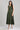 Olive Green Mandarin Neck Dress