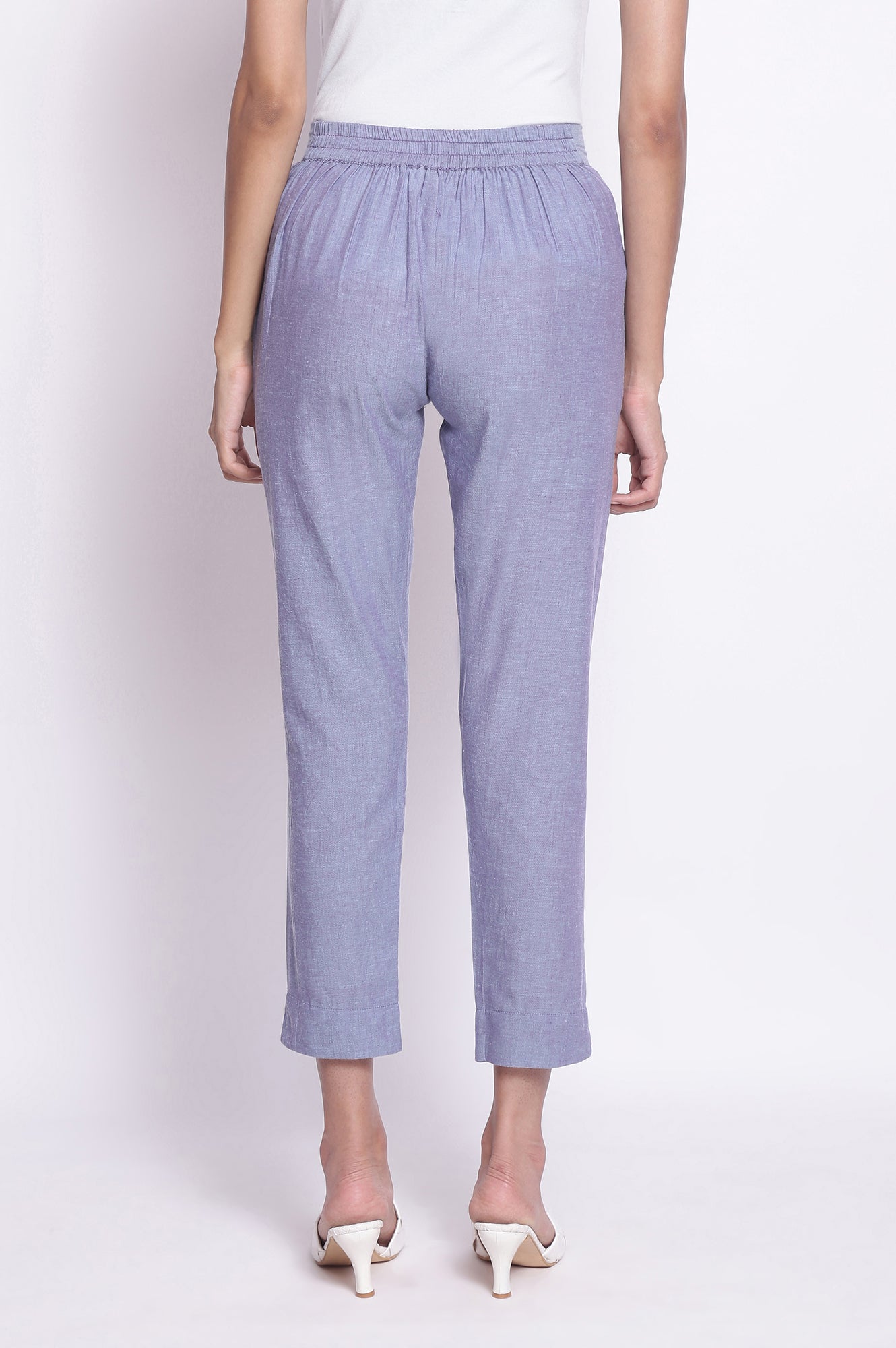 Lilac Indo-Western Trouser Pants