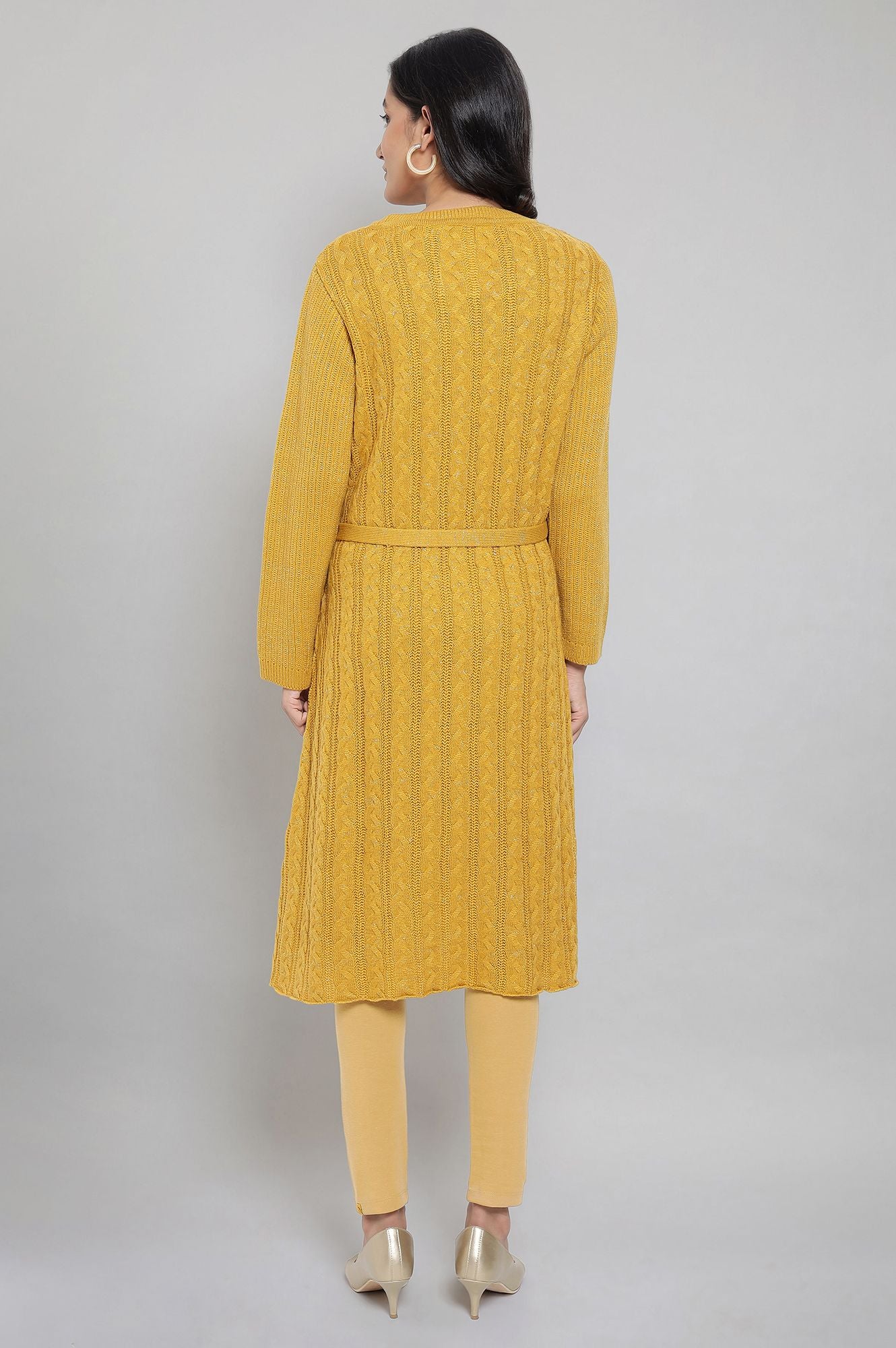 Yellow Winter kurta