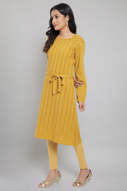 Yellow Winter kurta