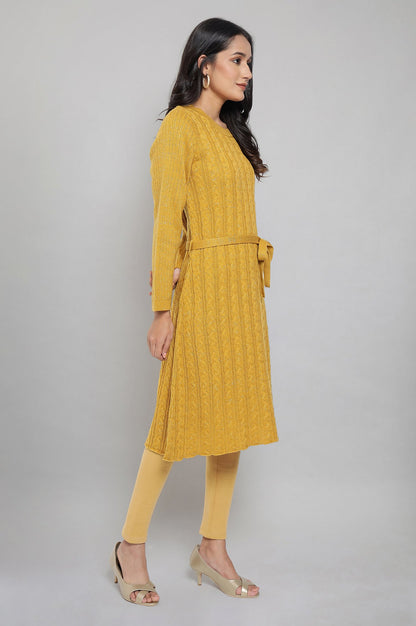 Yellow Winter kurta