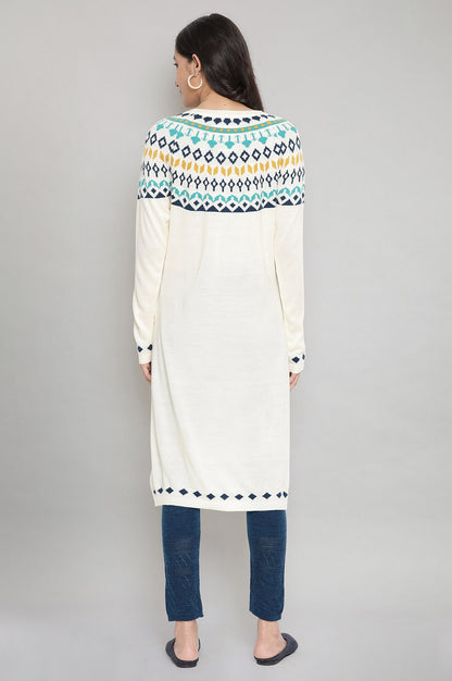 White Winter kurta