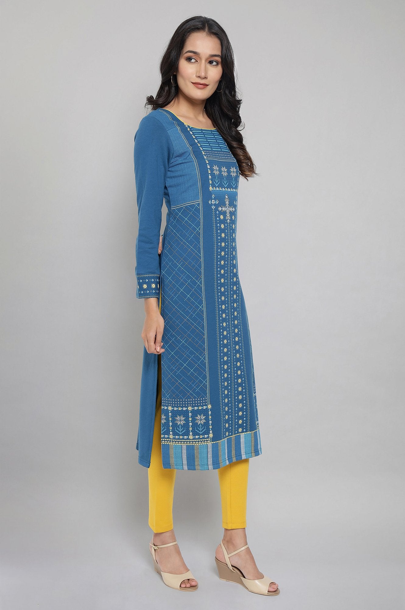 Blue Indian Ethnic kurta