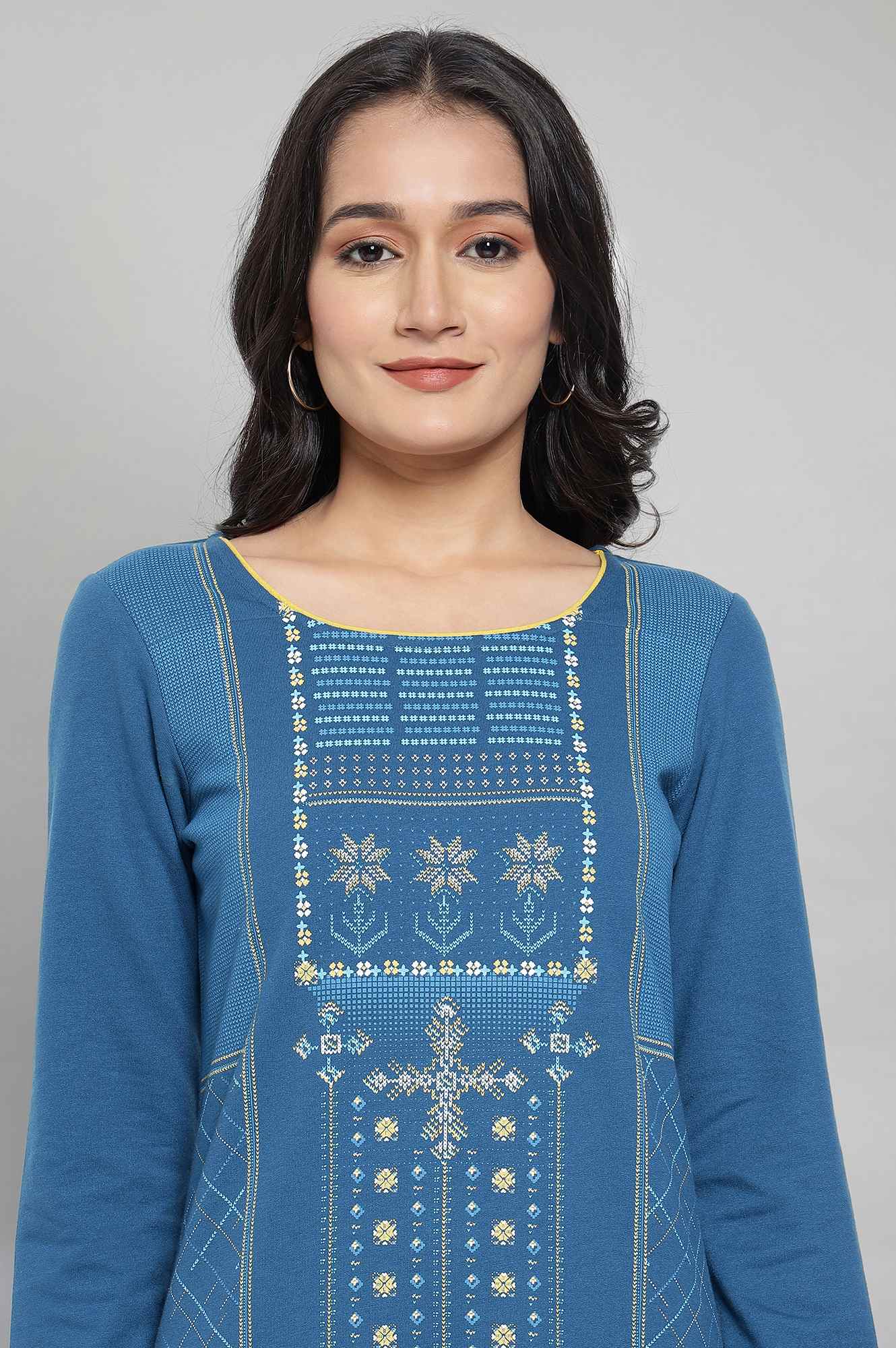 Blue Indian Ethnic kurta