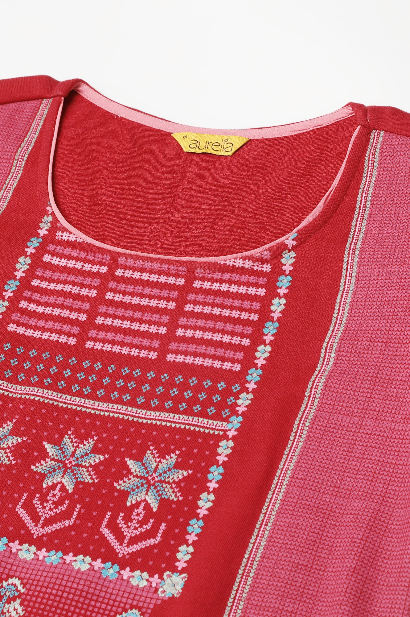 Red Indian Ethnic kurta