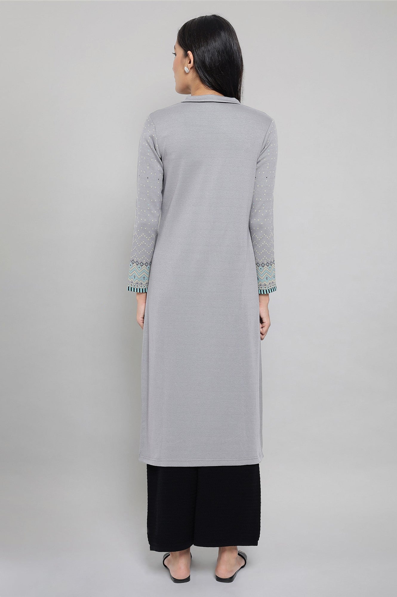 Silver Winter kurta