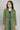Green Embroidered Winter kurta