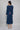 Blue Acrylic Dress with Embroidery