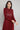Maroon Acrylic Winter Dress
