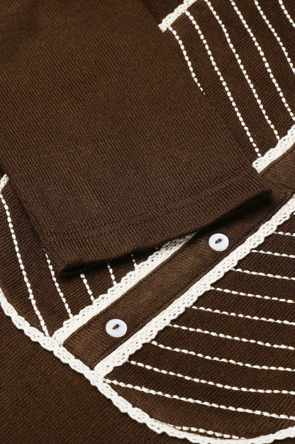 Brown Acrylic kurta