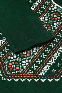 Green Acrylic kurta