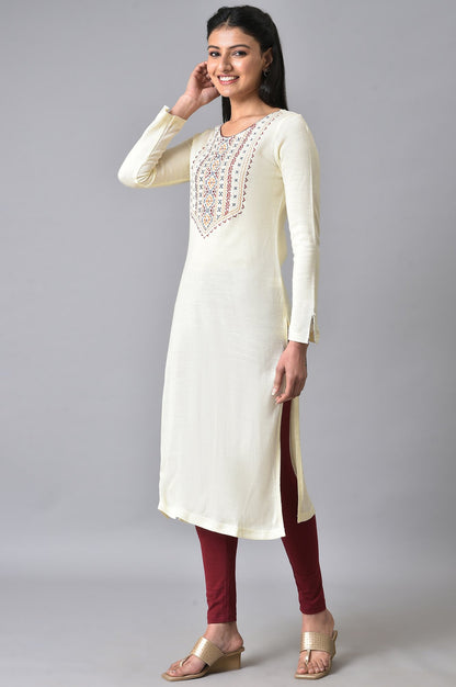 Natural Acrylic kurta