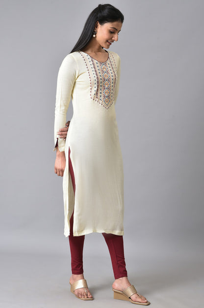 Natural Acrylic kurta