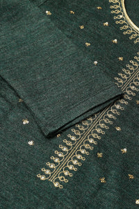Green Winter kurta