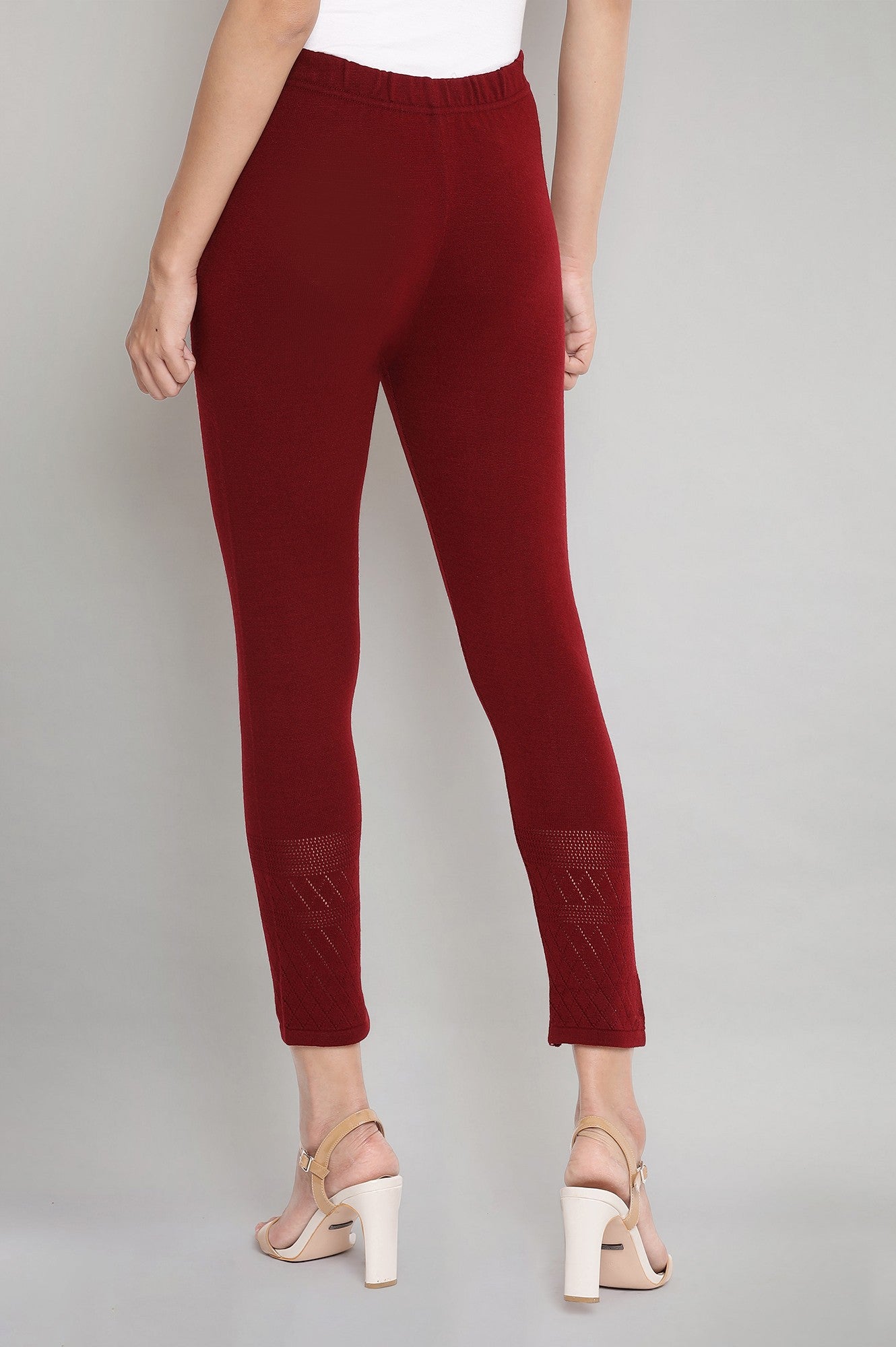 Maroon Winter Tights