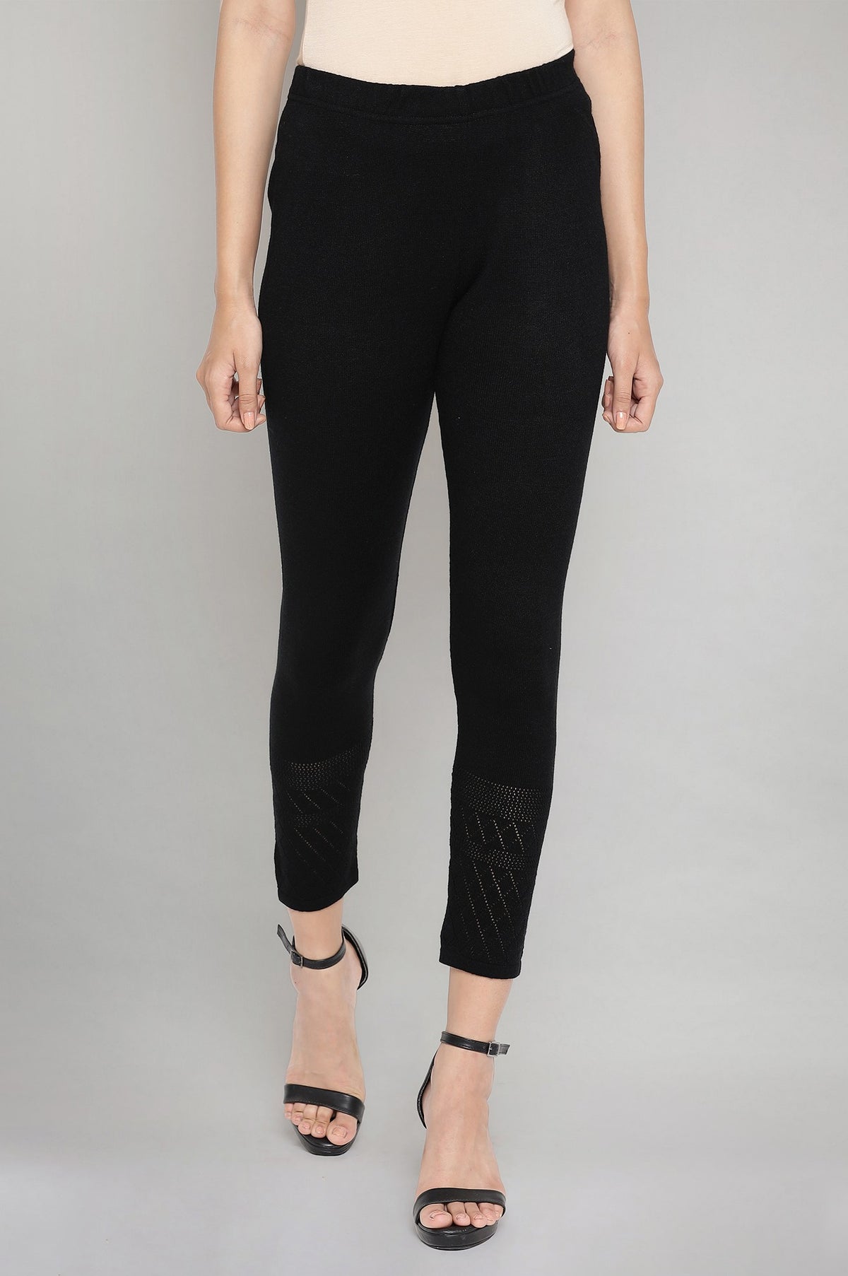 Black Winter Tights - XS