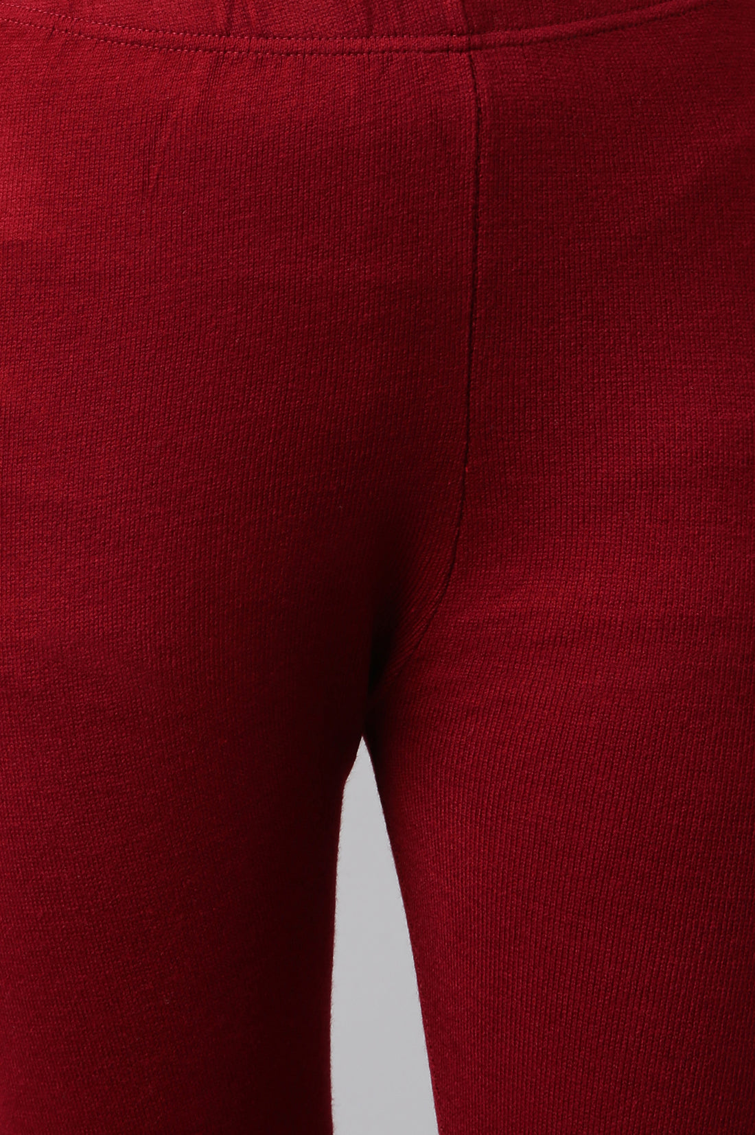 Deep Red Acrylic Tights