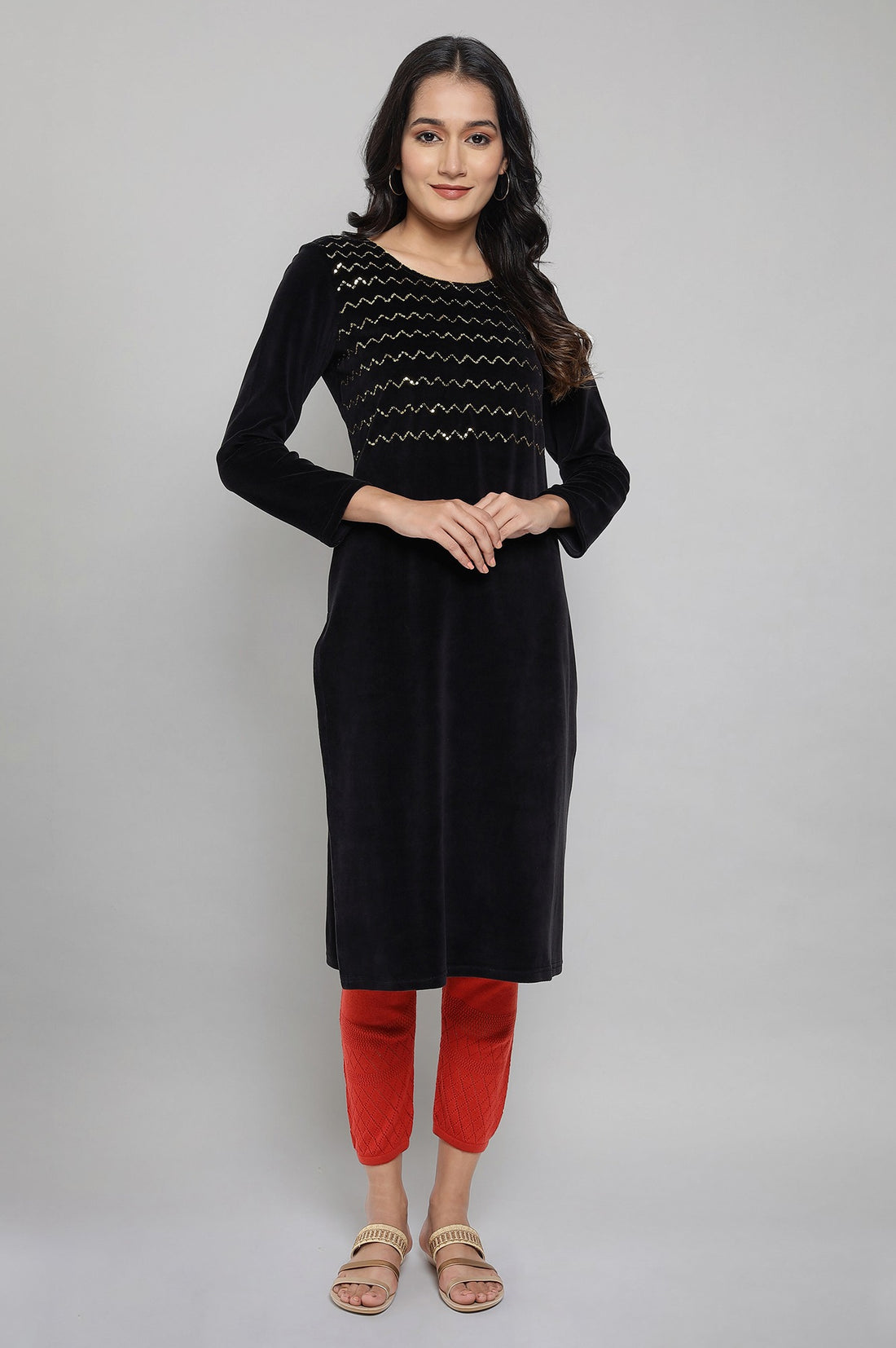 Orange Acrylic Tights