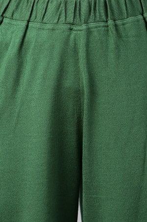 Green Winter kurta & Palazzo Ethnic Set