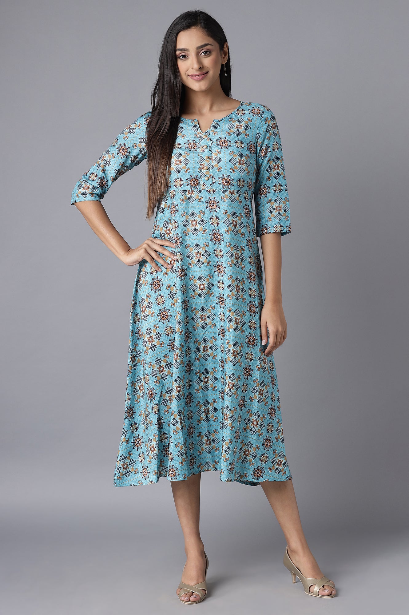 Blue Ethnic Dress