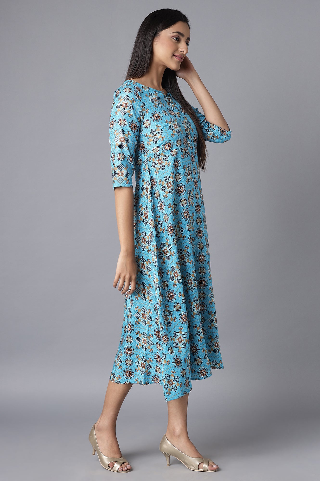 Blue Ethnic Dress