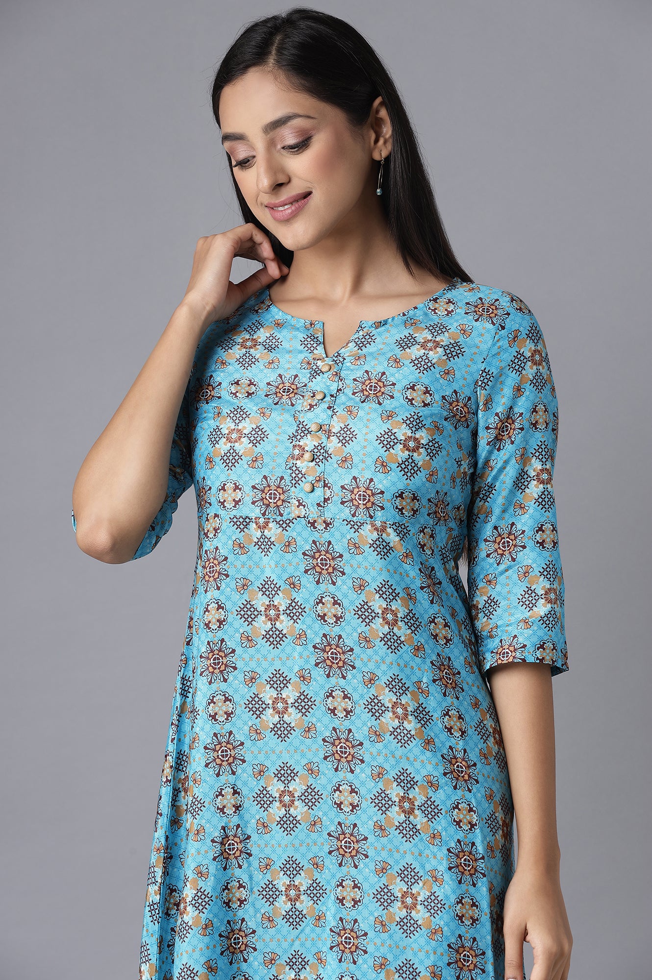 Blue Ethnic Dress