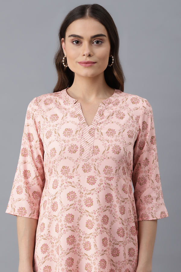 Peach Ethnic Dress