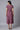 Purple Embroidered Ethnic Dress