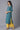 Green Printed kurta-Mustard Palazzo Set