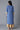 Blue Embroidered Panelled kurta Culottes Set