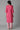 Pink Embroidered Panelled kurta Trousers Set
