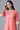 Pink Embroidered kurta-White Palazzo Set