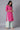 Pink kurta-Blue Palazzo Set