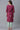 Purple Embroidered kurta-Green Trousers Set
