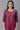 Purple Embroidered kurta-Green Trousers Set