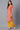 Orange kurta- Yellow Palazzo Set