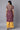 Purple kurta-Yellow Palazzo Set
