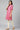 Pink Cotton A-Line Dress