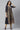 Black A-line Floral Print kurta