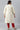 Off White Zari Embroidered Cotton Dobby Plus Size kurta
