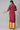 Maroon Foil Printed Shantung LIVA kurta