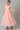 Pink A-line Glitter Print Dress