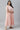 Pink A-Line Glitter Print Plus Size Dress