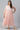 Pink A-Line Glitter Print Plus Size Dress