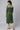 Dark Olive Foil Printed Rayon LIVA kurta