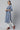 Blue Dobby Printed Ethnic kurta
