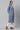 Blue Dobby Printed Ethnic kurta